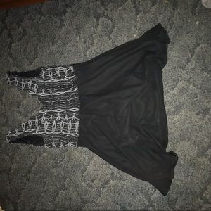 cute black and silver dress